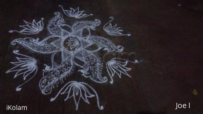 Rangoli: Peacock 