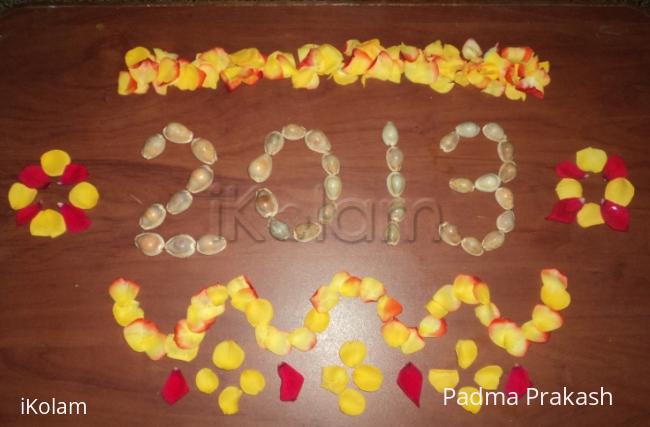 Rangoli: New Year Kolam Rangoli: New Year Kolam