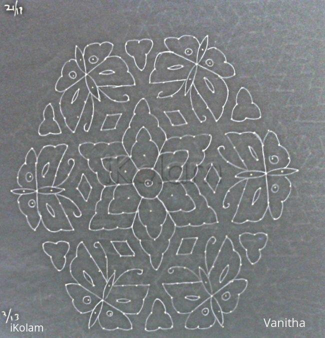 Rangoli: Butterfly Rangoli