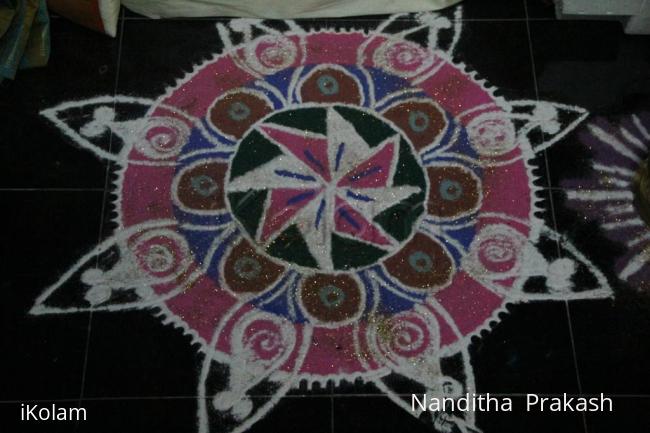 Rangoli: freehand rangoli