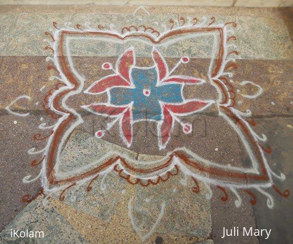 Rangoli: dotted kolam 58