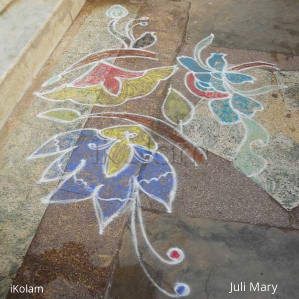 Rangoli: free hand kolam 30
