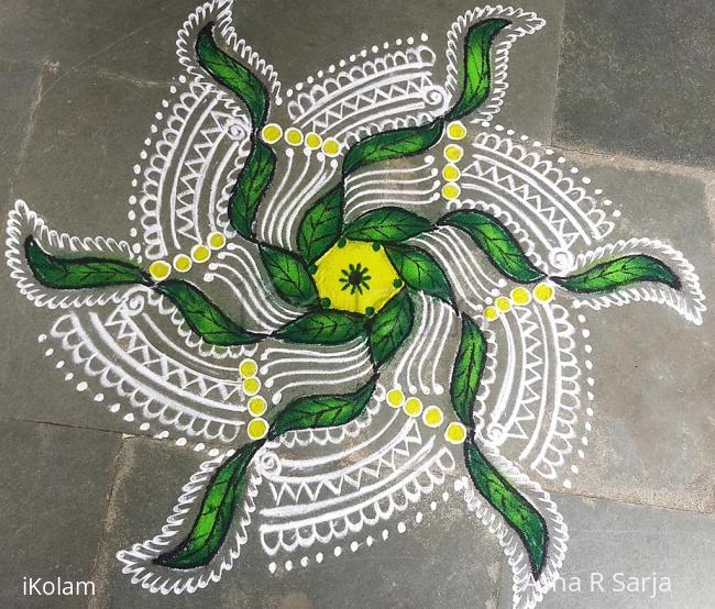 Rangoli: Navarathri  Day 2