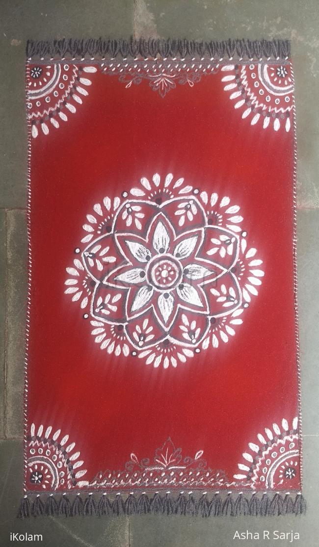 Rangoli: Navarathri day 6