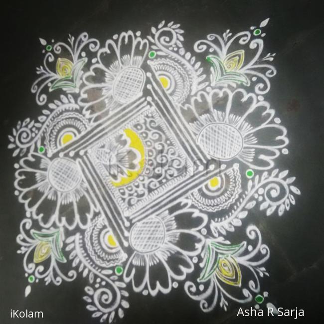 Rangoli: Varamahalakshmi festival