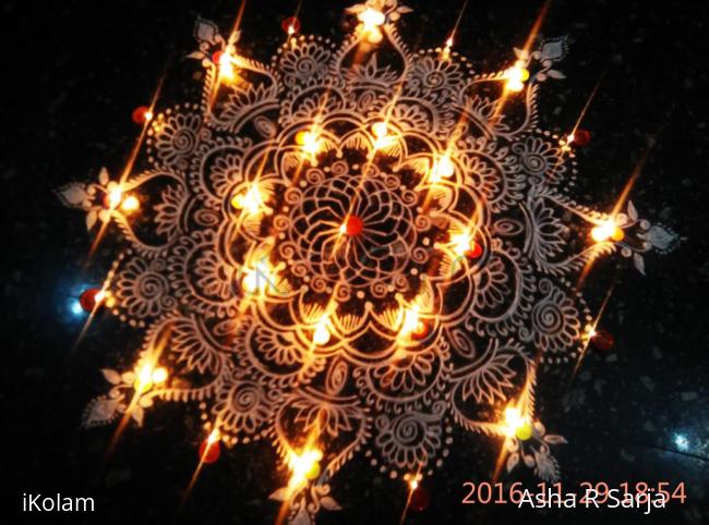 Rangoli: Karthika deepa Rangoli: Karthika deepa