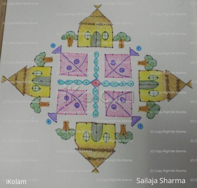 Rangoli: Sankranti Muggu