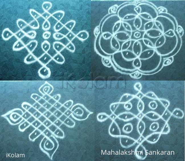 Rangoli: 7-1 Dots kolam - 1