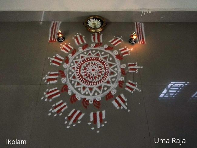 Rangoli: friday pujakolam