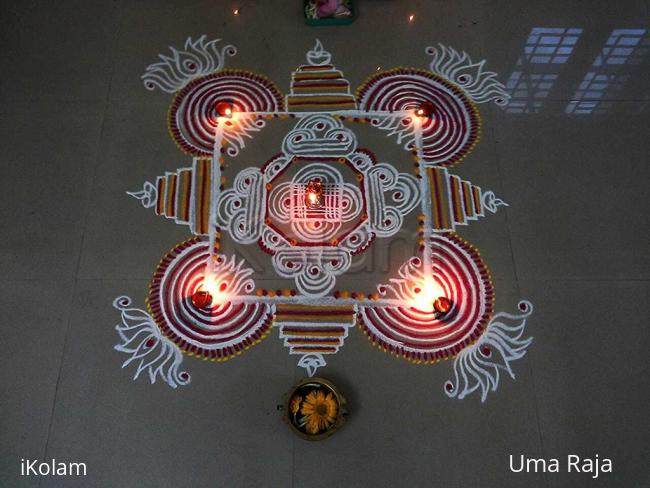 Rangoli: varalakshmi pujakolam Rangoli: varalakshmi pujakolam