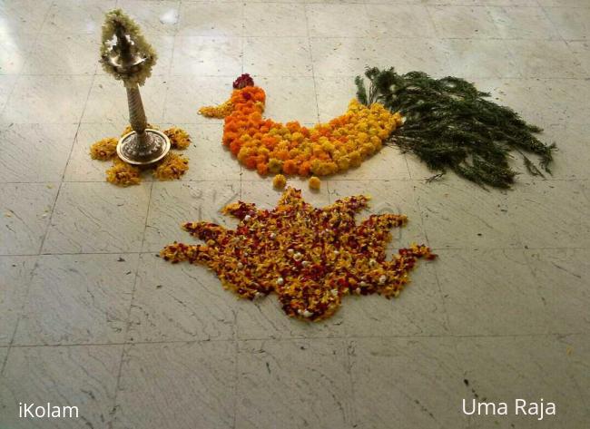 Rangoli: happy onam