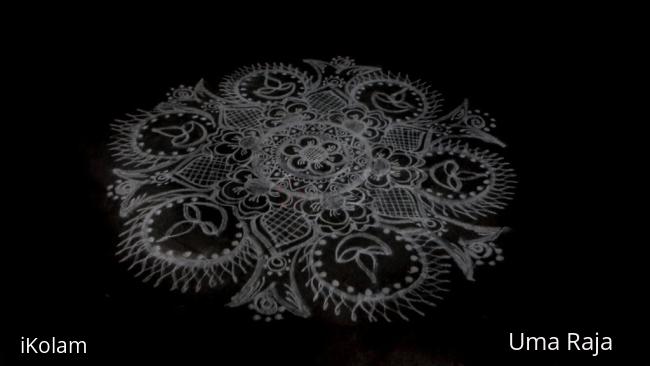 Rangoli: evening kolam Rangoli: evening kolam