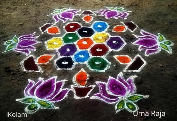 Rangoli: lotus party