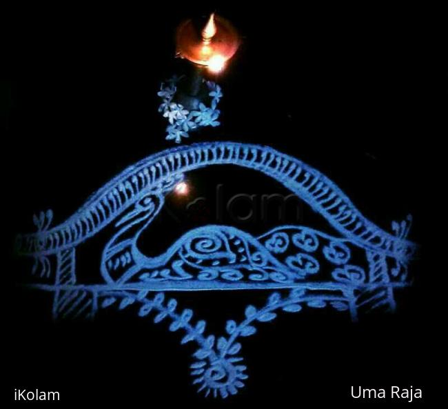 Rangoli: mayil pallakku