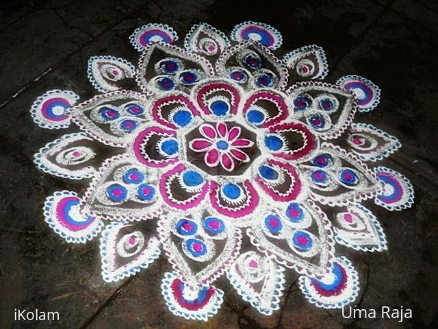 Rangoli: pinkyblu