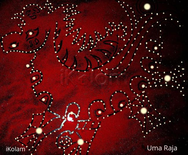 Rangoli: chinese new yr