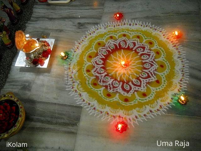 Rangoli: navrathri 3