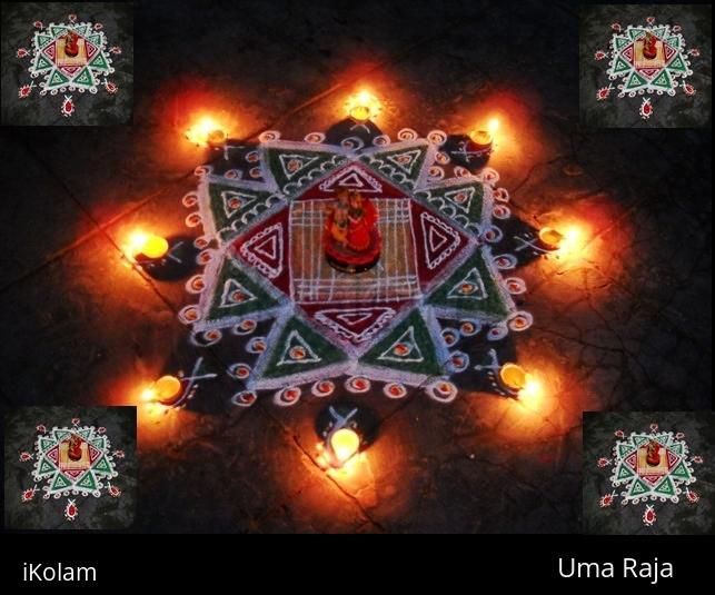 Rangoli: double damaka