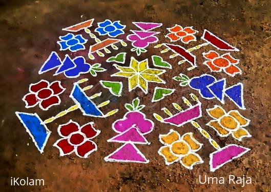 Rangoli: happy boghi Rangoli: happy boghi