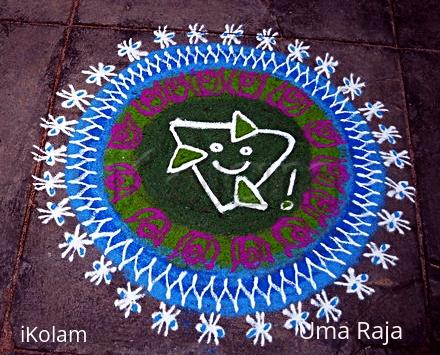Rangoli: earth day Rangoli: earth day