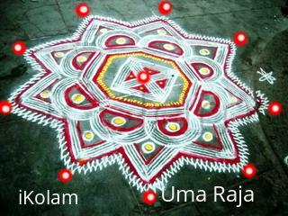 Rangoli: aadi thiruvizha Rangoli: aadi thiruvizha