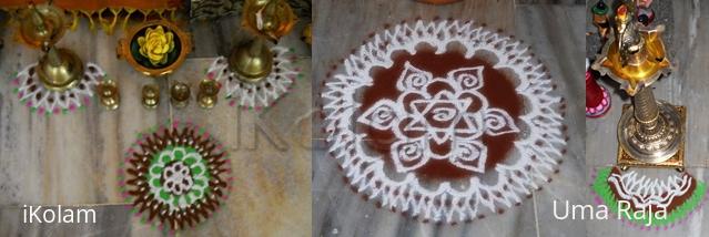 Rangoli: navarathri 1