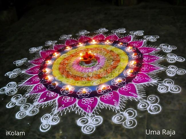 Rangoli: happy diwali