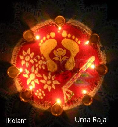 Rangoli: krishna jeyanthi