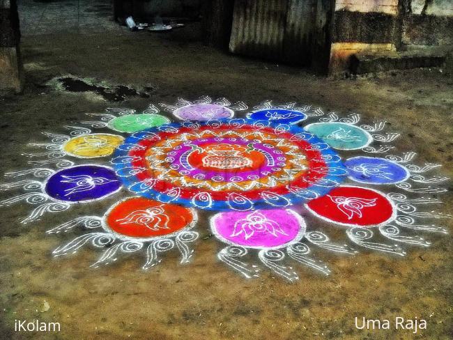 Rangoli: happy pongal