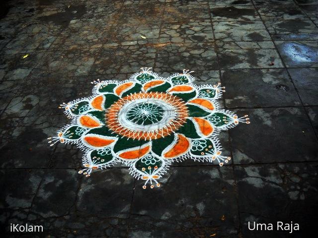Rangoli: happy independence day