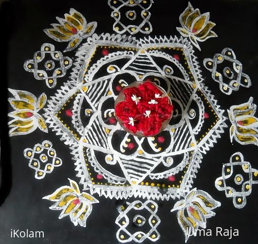 Rangoli: pooja kolam 4