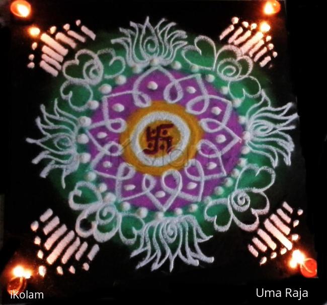 Rangoli: puja kolam