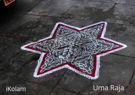 Rangoli: aadi perukku kolam Rangoli: aadi perukku kolam