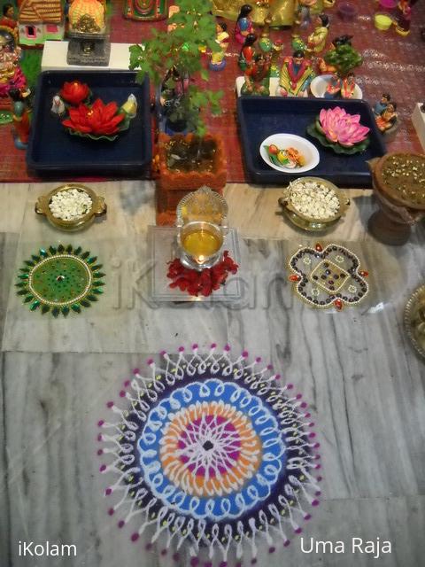 Rangoli: navaratri day 2