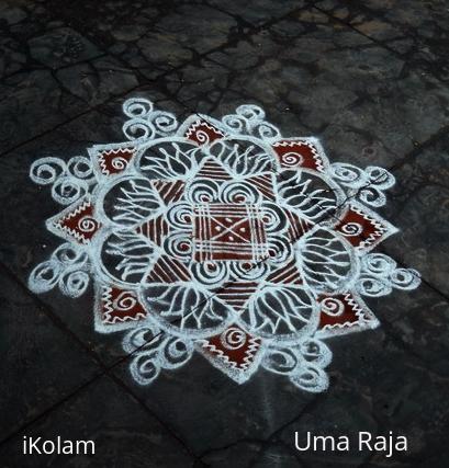 Rangoli: kaavi freehand