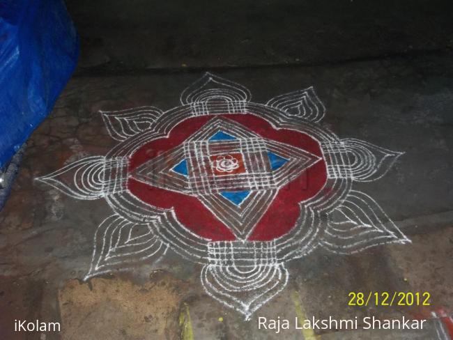 Rangoli: free hand