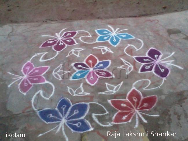Rangoli: margazhi kolam
