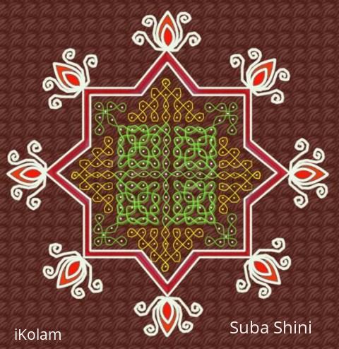 Rangoli: sikku kolam100 Rangoli: sikku kolam100