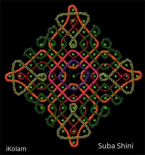 Rangoli: sikku kolam 57