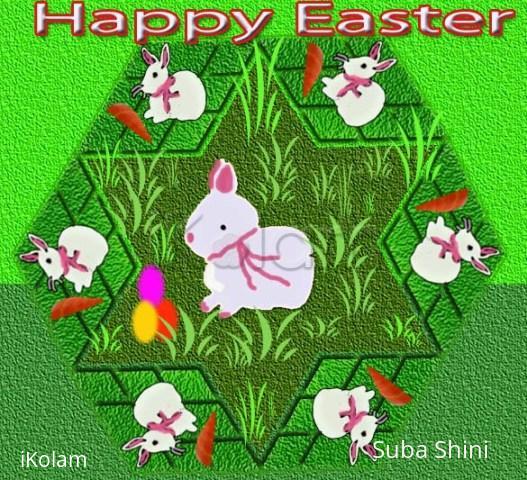 Rangoli: Easter kolam