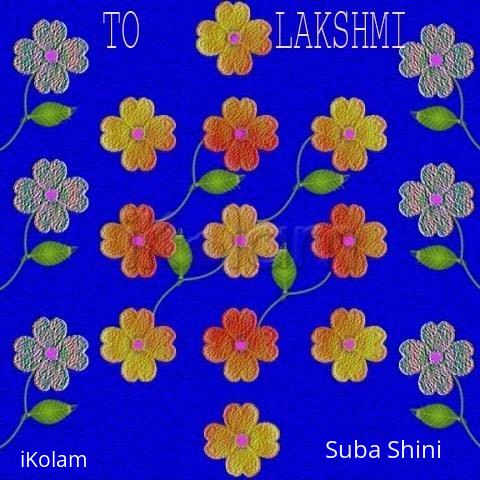 Rangoli: To Lakshmi