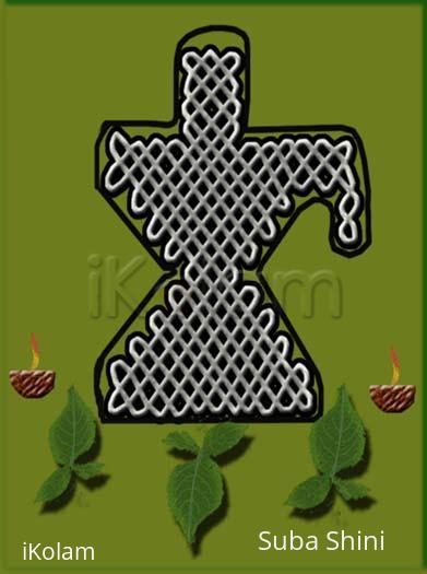 Rangoli: sivarathiri kolam