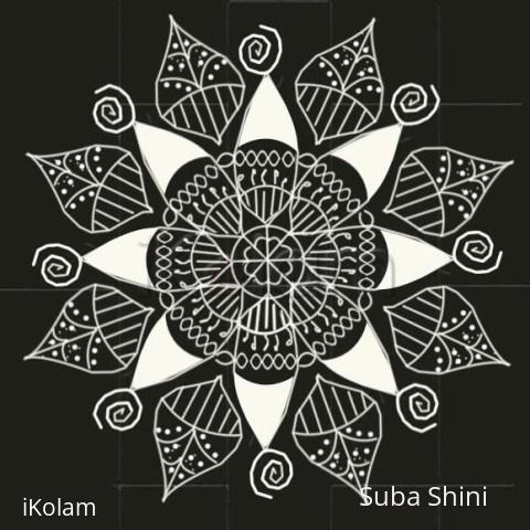 Rangoli: complement kolam