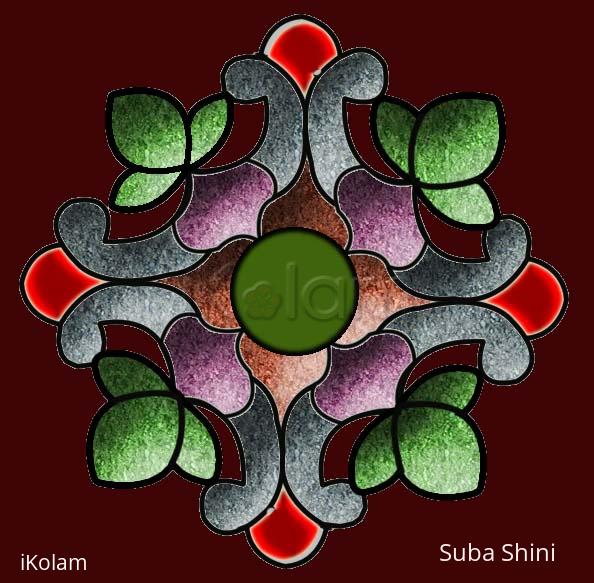 Rangoli: copy cat kolam Rangoli: copy cat kolam