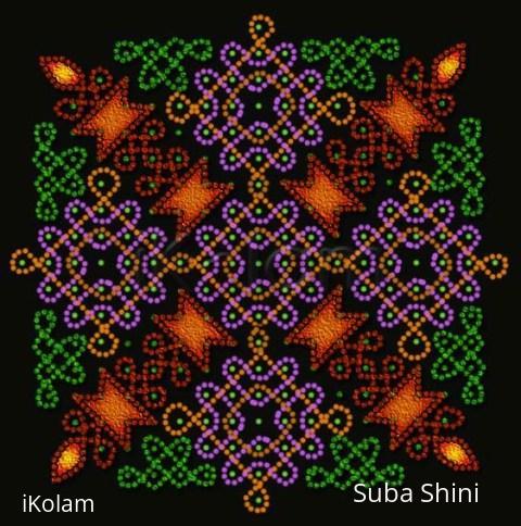 Rangoli: sikku kolam 80