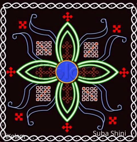 Rangoli: free hand design Rangoli: free hand design