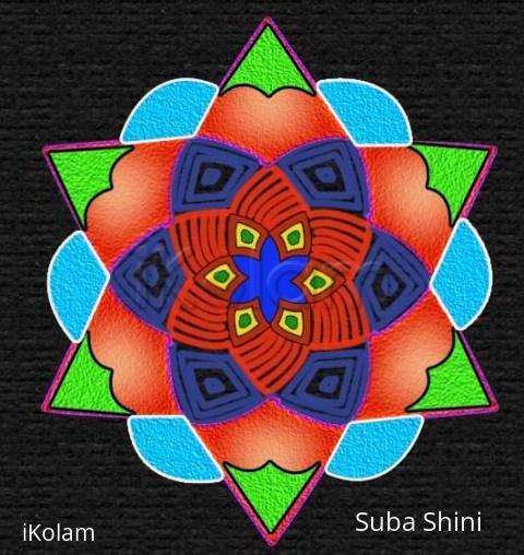 Rangoli: free hand design