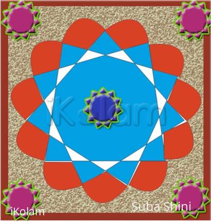 Rangoli: coraldraw rangoli