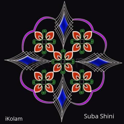Rangoli: Navarathiri kolam 2