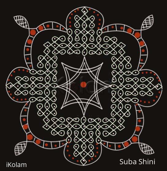 Rangoli: sikku kolam101 Rangoli: sikku kolam101